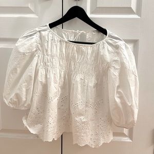 Mango white blouse